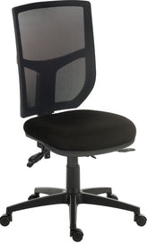 Ergo Comfort Mesh Back Ergonomic Operator Office Chair without Arms Black - 9500MESH-BLK